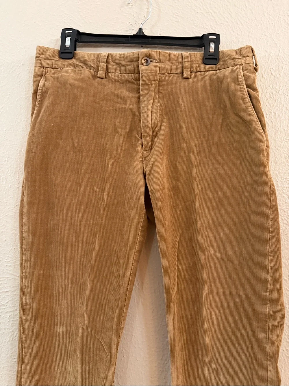 Bills Khakis tan corduroy flat front pants
